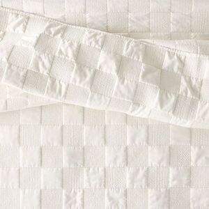King Checkerboard Stitch Quilt Cream - Hearth & Hand Cream